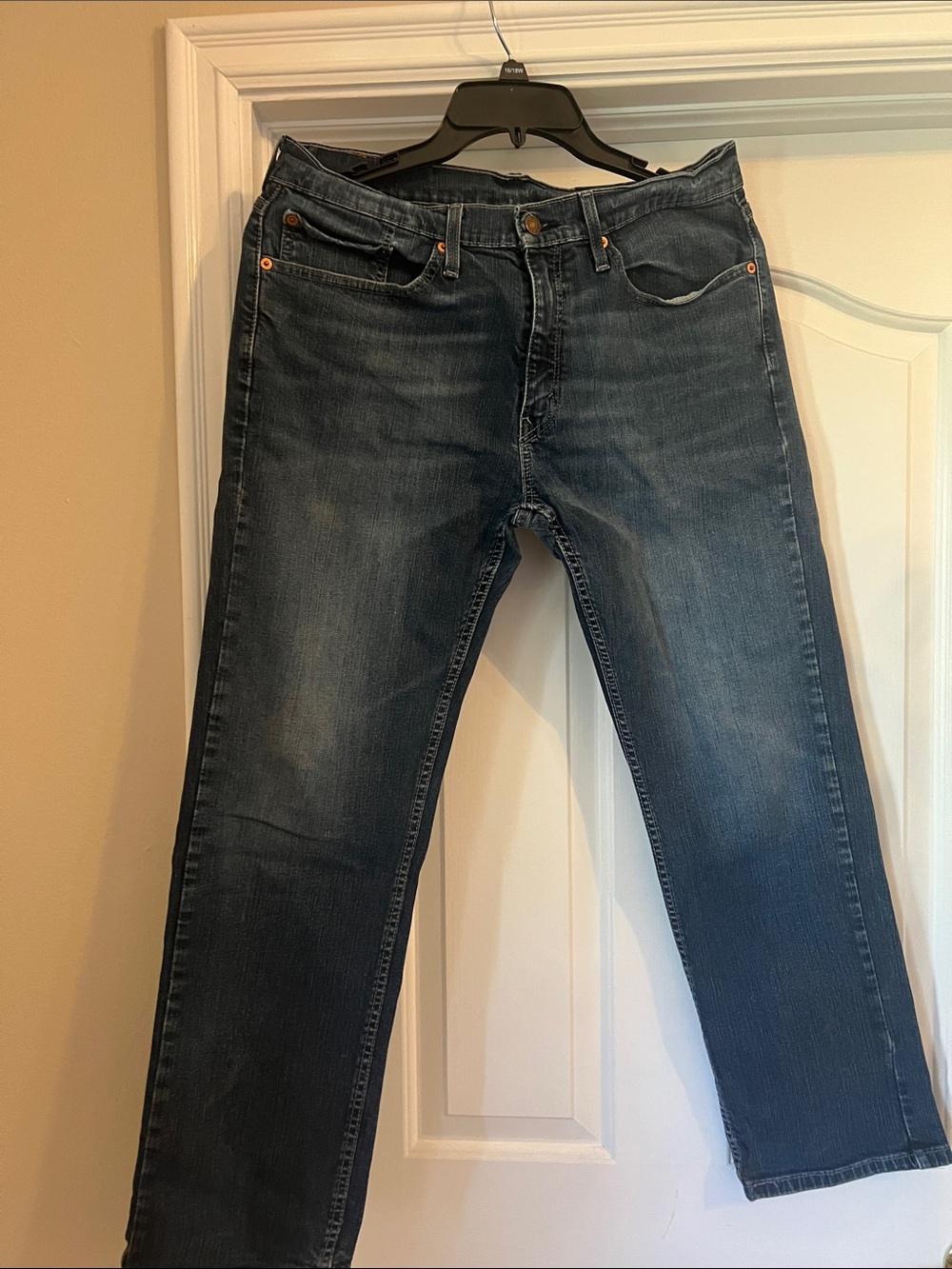 Men's Straight Jeans in Midnight Blue